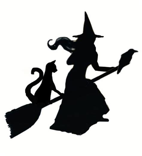The magic witch silhouette as a form of self-expression